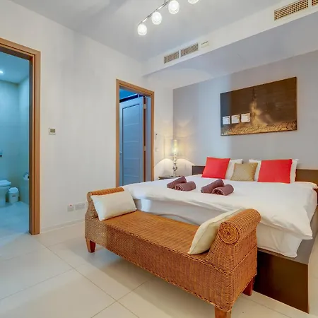 公寓 Valletta Skyline Serenity Luxury Harbour Views *