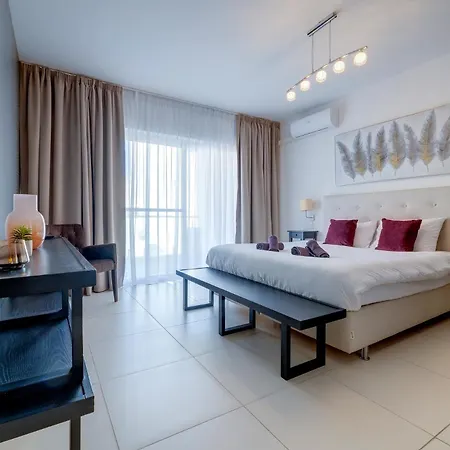 Апартаменты Valletta Skyline Serenity Luxury Harbour Views Слима